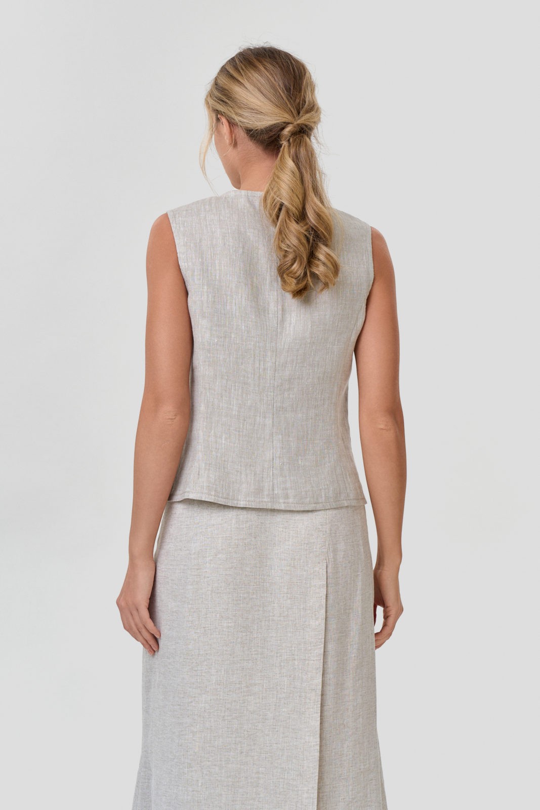 Жилет — Ж146Т серый меланж