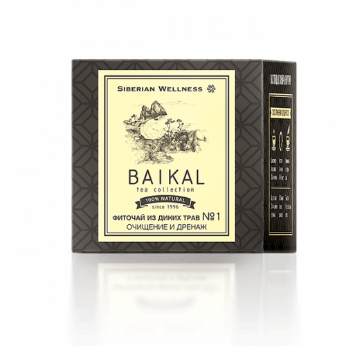 Фиточай из диких трав № 1 (Очищение и дренаж) - Baikal Tea Collection