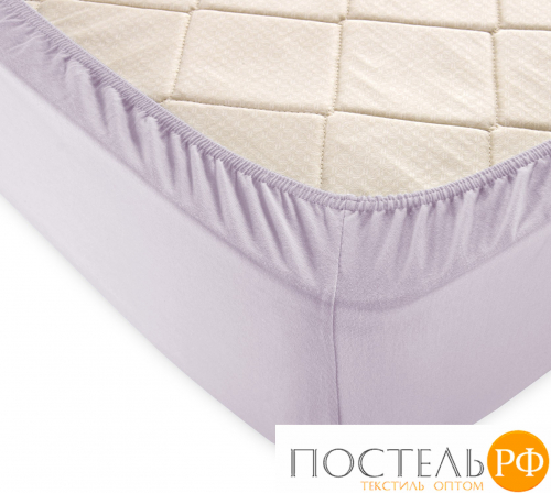 ш90200рлав Розовая лаванда простыня ТРИКОТАЖ 90*200*20 на резинке Р010Т Трикотажное полотно Текс-Дизайн