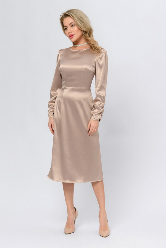 Платье 1001 DRESS #981562Бежевый