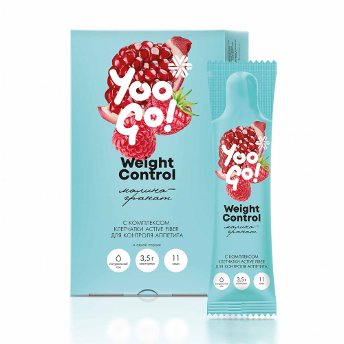 2шт по акции!!   672р    990р Напиток Weight Control (малина-гранат) - Yoo Go