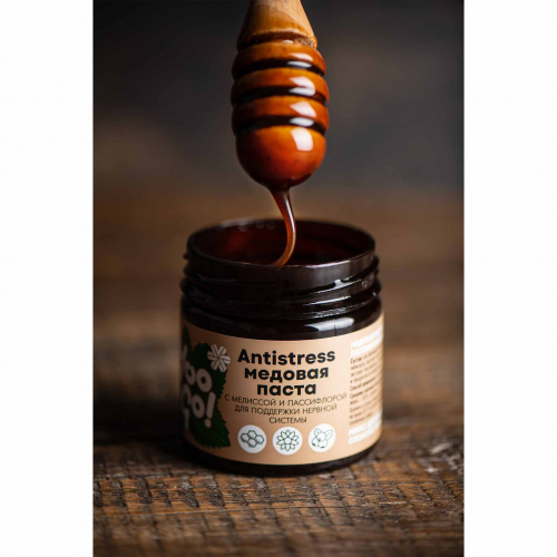 Antistress, медовая паста с мелиссой и пассифлорой для поддержки нервной системы - Yoo Gо