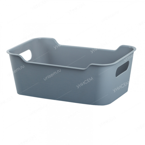 Корзинка универсальная Mango 4,1л 290х180х105мм серая
