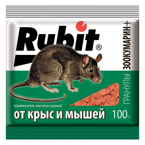 Гранулы Зоокумарин+ (сыр) 100 г (50 шт)