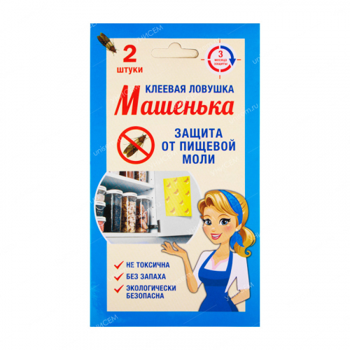 Клеевая ловушка Машенька от пищевой моли 2 шт (24 шт)