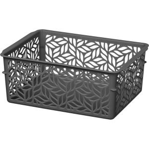 Корзинка универсальная Linden 1,4л 190х140х75мм серый (уп.24)