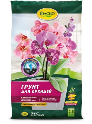 Грунт Цветочное счастье Орхидея 2,5л (15шт)