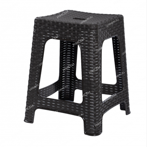 Табурет Rattan, квадратный, горький шоколад (уп.5)