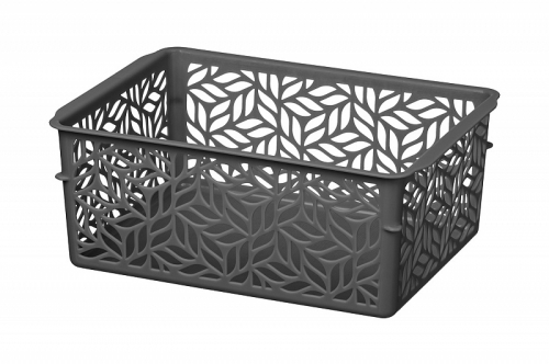 Корзинка универсальная Linden 1,4л 190х140х75мм серый (уп.24)