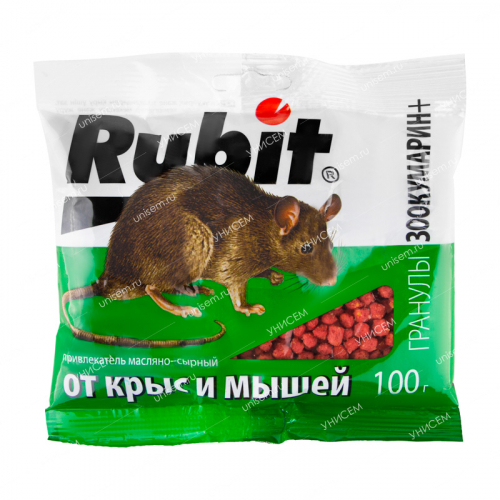 Гранулы Зоокумарин+ (сыр) 100 г (50 шт)
