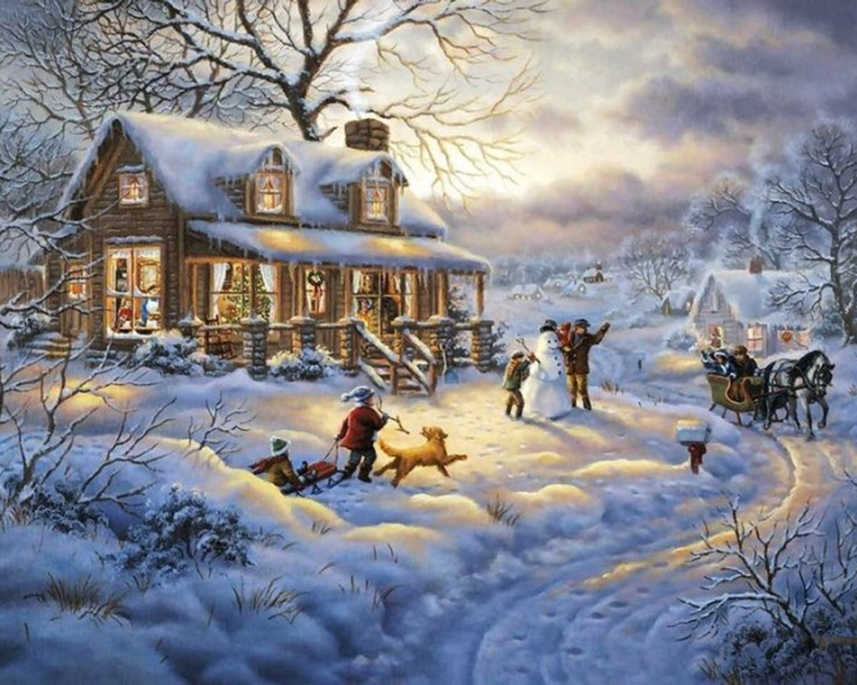 Картина по номерам на холсте и подрамнике 40х50 см