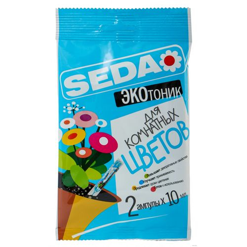 Экотоник для комнатных цветов SEDA 2*10 мл (25 шт) #