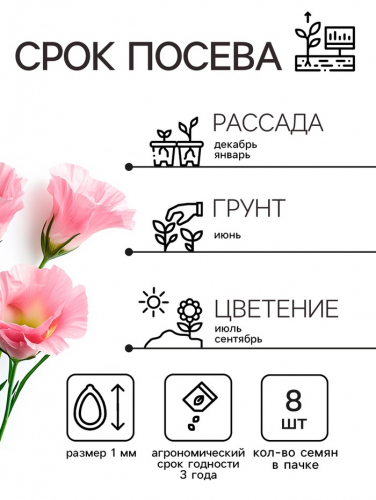 Семена цветов Эустома 