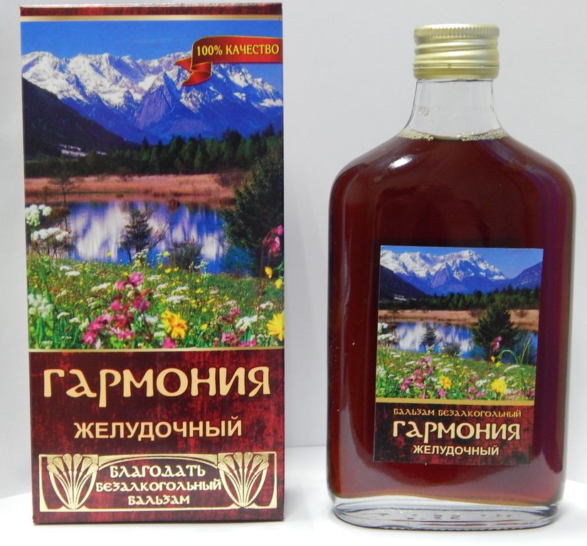 Бальзам безалкогольный Гармония (Желудочный) 250 мл.