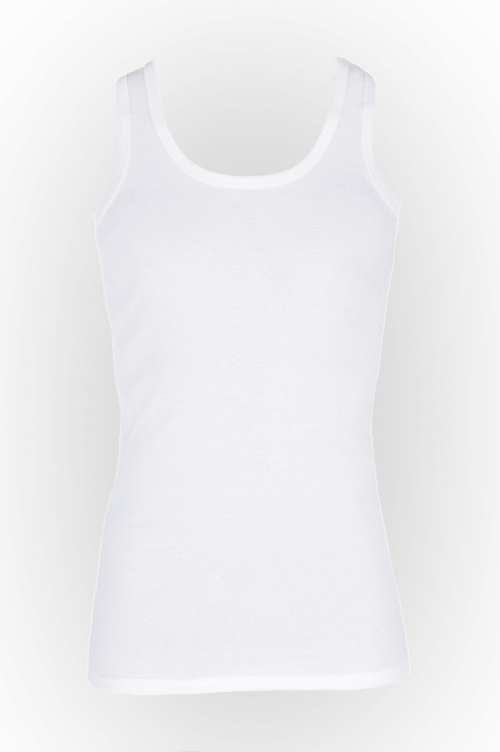 Майка мужская белая