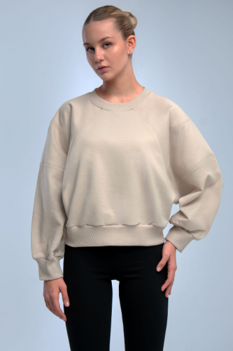 Арт. 15110/5 Свитшот женский укороченный one size (42-50)