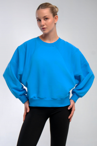 Арт. 15110/4 Свитшот женский укороченный one size (42-50)
