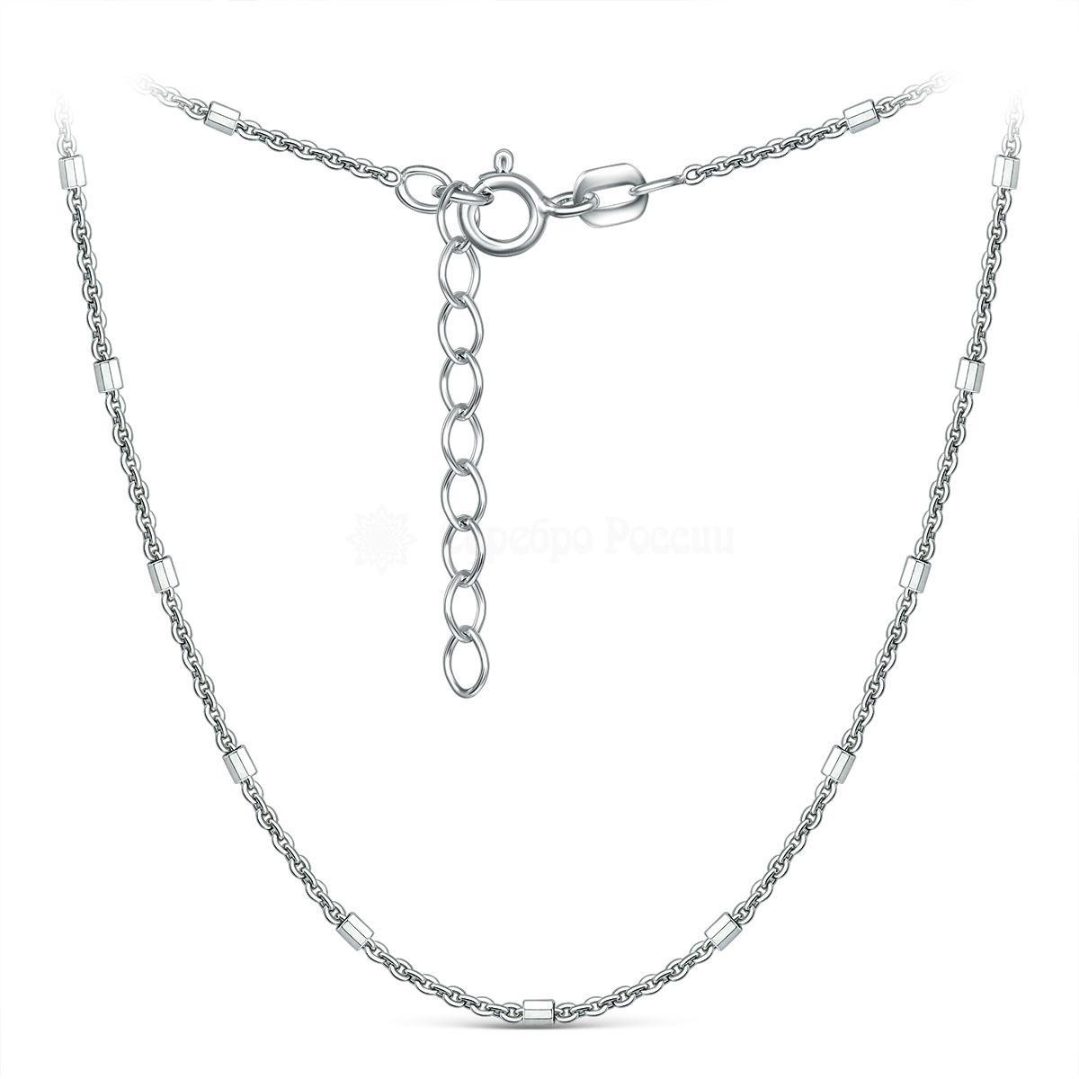 Цепь из серебра родированная - 40 см 925 пробы 070083R025L40