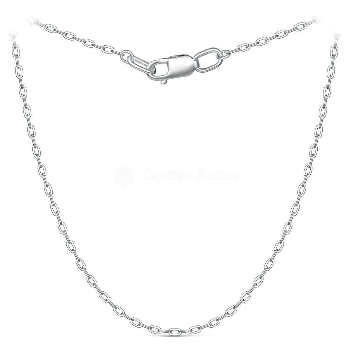 Цепь из серебра родированная - Якорь, 50 см 100603055р якорь