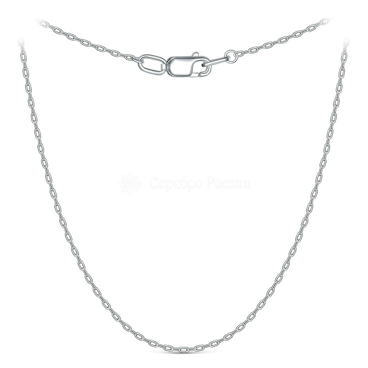 Цепь из серебра родированная - Якорь, 50 см 925 пробы 101103050р якорь