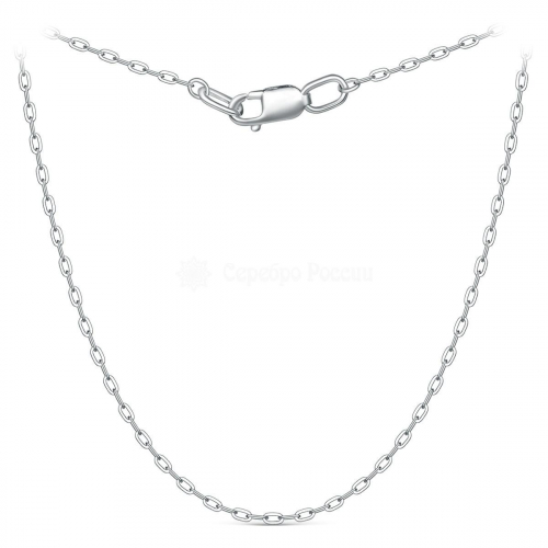 Цепь из серебра родированная - Якорь, 50 см 100603050р якорь