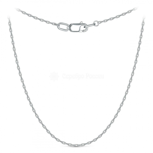 Цепь из серебра родированная - Якорь, 45 см 101103045р якорь