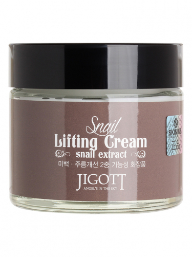 JGT CREAM Крем-лифтинг для лица с муцином улитки JIGOTT SNAIL LIFTING CREAM, 70ml