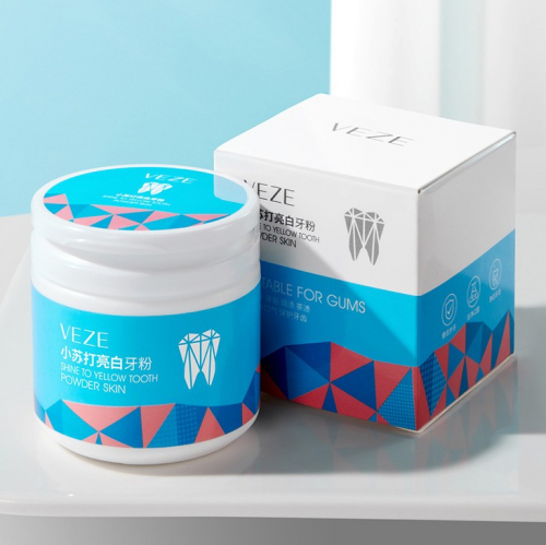 Отбеливающий зубной порошок с мятой и пищевой содой Veze Shine to Yellow Tooth, 50 гр.