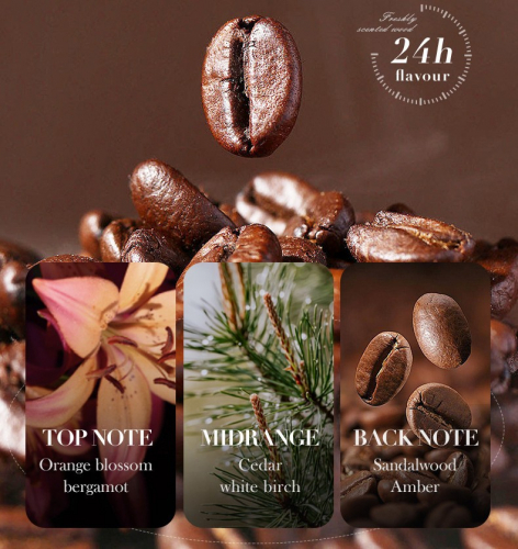 Мыло для лица и тела с КОФЕ Sadoer Natural Caffeine Oil, 100 гр.