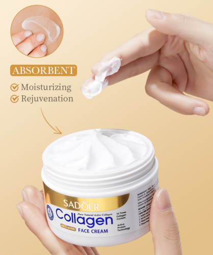 Коллагеновый антивозрастной крем для лица SADOER Anti-aging Face Cream, 100 гр.