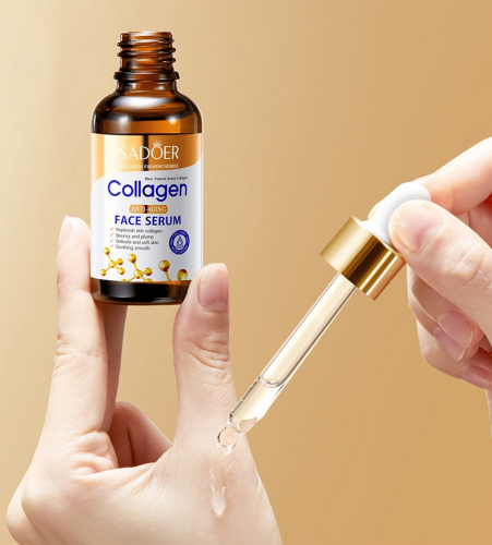 Увлажняющая антивозрастная сыворотка для лица с коллагеном SADOER Collagen Anti-Aging Face Serum, 30 мл.