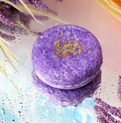 Органический твердый шампунь с ЛАВАНДОЙ Fresh Plant Shampoo Bar, 60 гр.