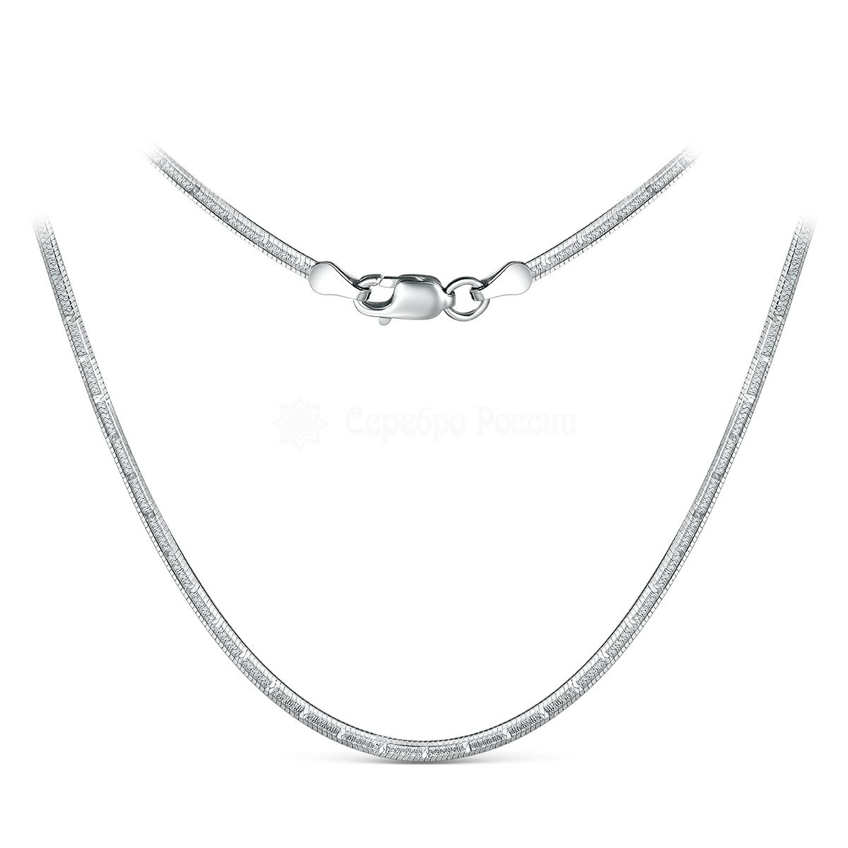 Цепь из серебра родированная - 45 см 524952R030L45