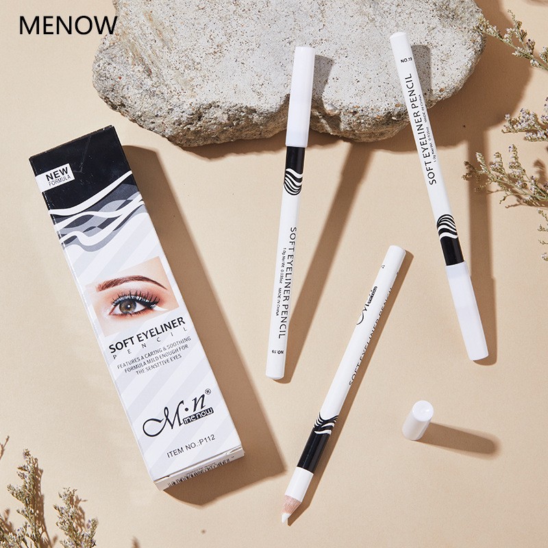 Карандаш для глаз Menow снежно-белый