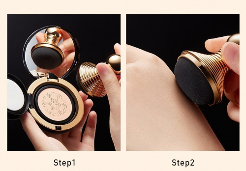 Тональный увлажняющий крем-кушон Bioaqua Silky Concealer Keeping Beauty, 15 гр.