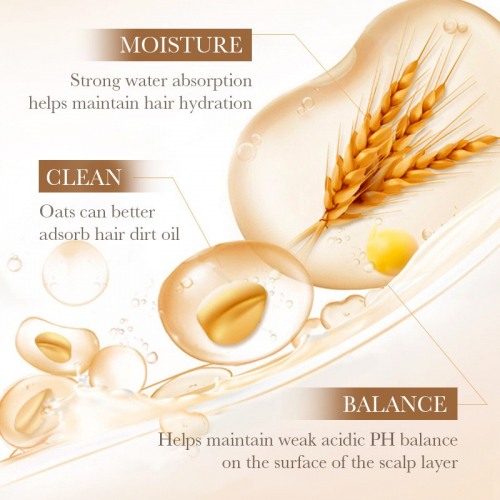 Шампунь для волос с экстрактом риса Biaoqua Rice Raw Pulp Shampoo, 1 саше 10 мл.