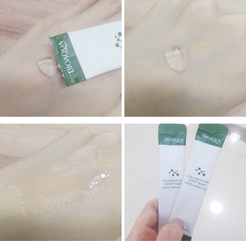Ночная маска-желе с коллагеном и центеллой BIOAQUA Collagen Firming Sleeping Mask, 1 стик 4 мл.