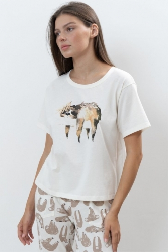ФУТБОЛКА ЖЕНСКАЯ SWEET DREAM MELADO Ф5501W-20247.3H-921.1283