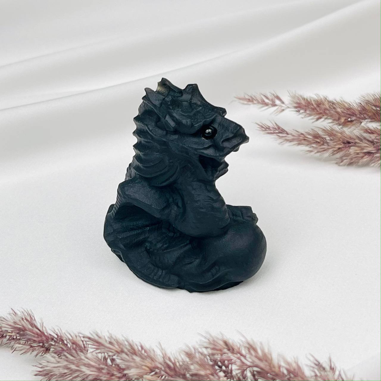 Радуга Самоцветов Фигурка резная из Обсидиана