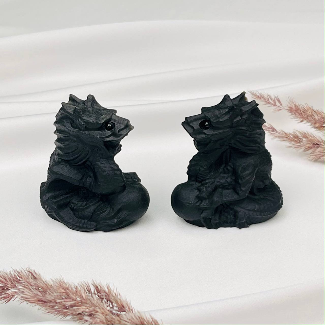 Радуга Самоцветов Фигурка резная из Обсидиана