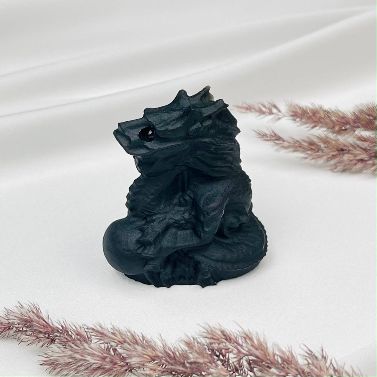 Радуга Самоцветов Фигурка резная из Обсидиана