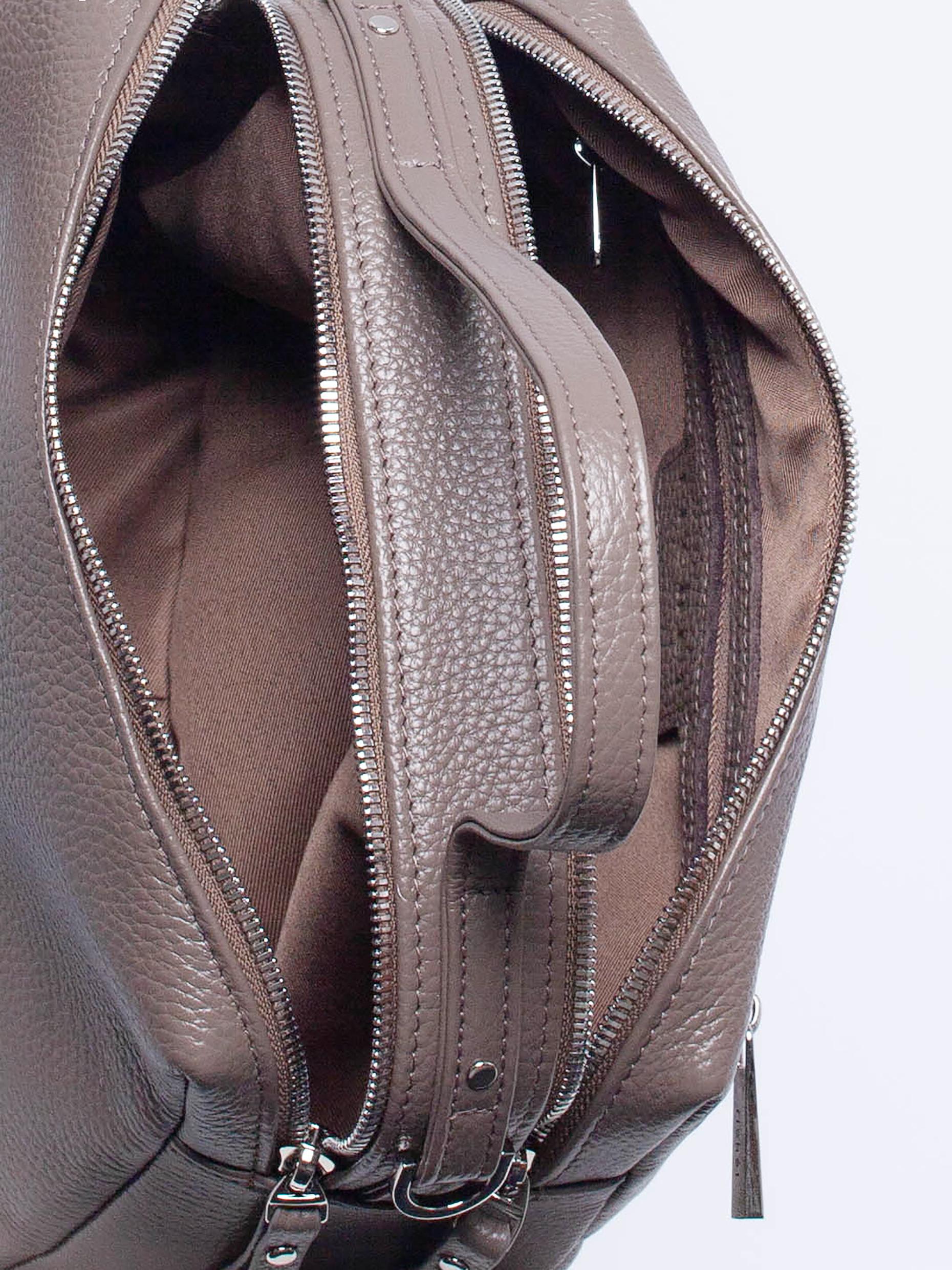 Сумка: Женская кожаная сумка Richet 3253LN 612 Тауп
