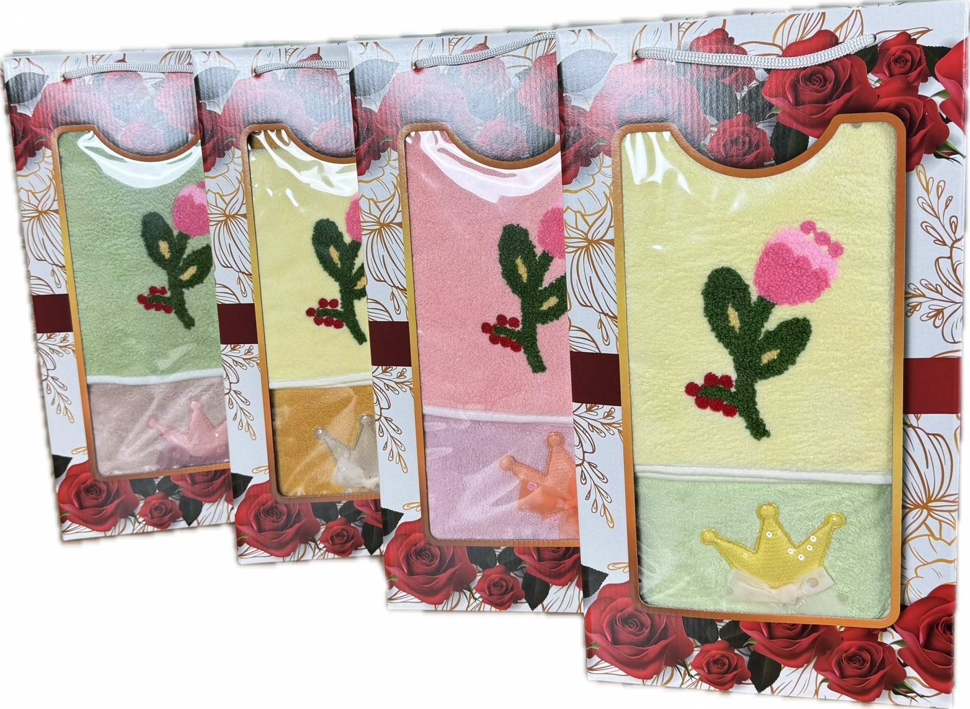 Набор полотенец микрофибра КОРОЛЕВСКИЙ ТЮЛЬПАН 2 пр р-р 70х140 и 35х75