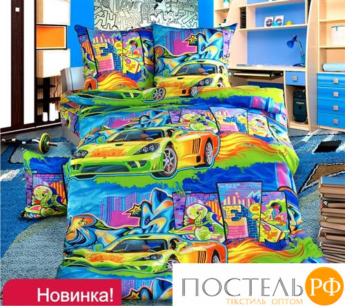 КПБ детский 1,5 спальный ДБ-31 1,5 спальный (150х215) 2 наволочки (50х70)