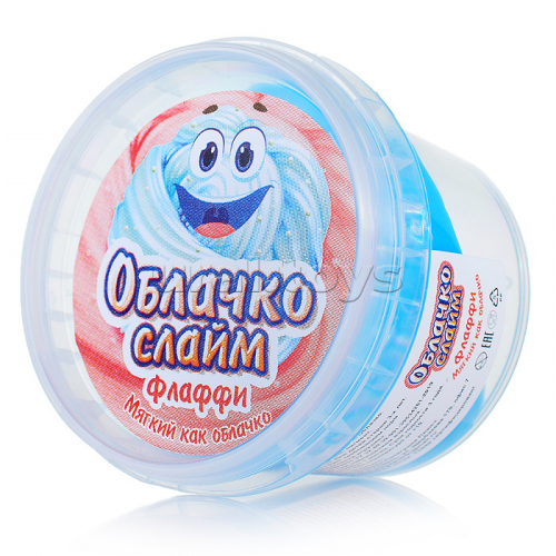 Слайм Облачко, голубой 100 мл.