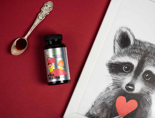 Dino Vitamino, ягодный сироп с витаминами и минералами - Vitamama