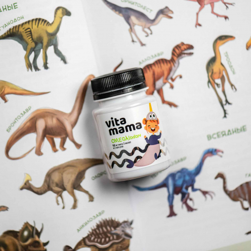 OMEGAlodon (мультифрукт), комплекс омега-3 кислот - Vitamama