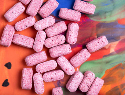Immunotops, фруктовые жевательные таблетки с витаминами A, C и D - Vitamama
