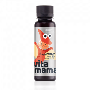 299p 360p  акция до 20.07Сироп для иммунитета Immunotops без сахара - Vitamama