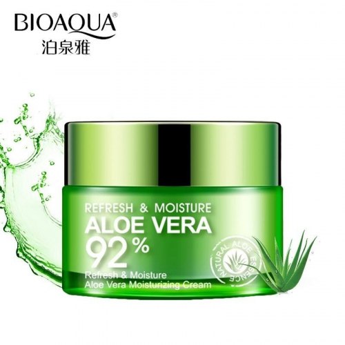 BIOAQUA  Крем для лица ALOE VERA Увлажняющий с экстрактом АЛОЭ  50г  (BQY-93535)